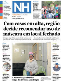 Capa do jornal Jornal NH 02/06/2022