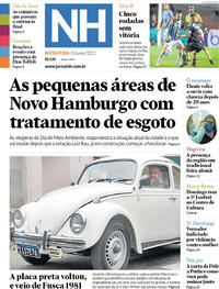Capa do jornal Jornal NH 03/06/2022