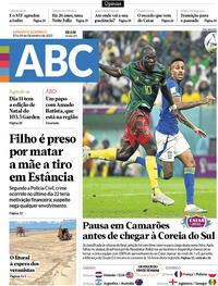 Capa do jornal Jornal NH 03/12/2022