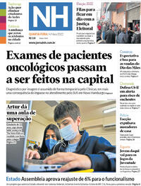 Capa do jornal Jornal NH 04/05/2022