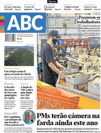 Capa do jornal Jornal NH 05/03/2022
