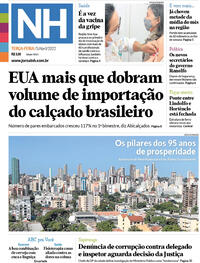 Capa do jornal Jornal NH 05/04/2022