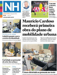 Capa do jornal Jornal NH 05/08/2022