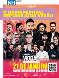 Capa do jornal Jornal NH 06/12/2022