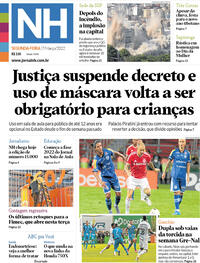 Capa do jornal Jornal NH 07/03/2022