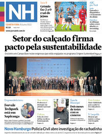 Capa do jornal Jornal NH 08/06/2022