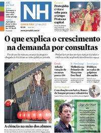 Capa do jornal Jornal NH 11/05/2022