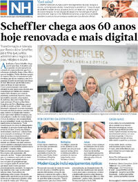 Capa do jornal Jornal NH 12/04/2022