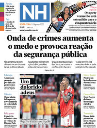 Capa do jornal Jornal NH 12/08/2022