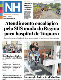 Capa do jornal Jornal NH 13/04/2022