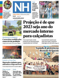 Capa do jornal Jornal NH 13/12/2022