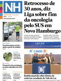 Capa do jornal Jornal NH 14/04/2022
