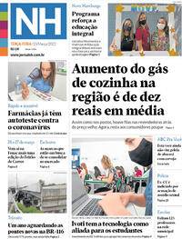 Capa do jornal Jornal NH 15/03/2022