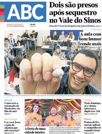 Capa do jornal Jornal NH 15/10/2022