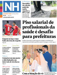 Capa do jornal Jornal NH 16/05/2022