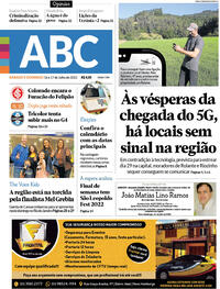 Capa do jornal Jornal NH 16/07/2022
