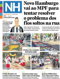 Capa do jornal Jornal NH 17/06/2022