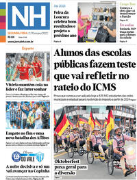 Capa do jornal Jornal NH 17/10/2022