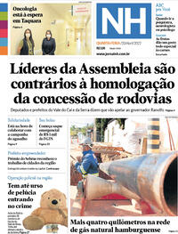 Capa do jornal Jornal NH 20/04/2022