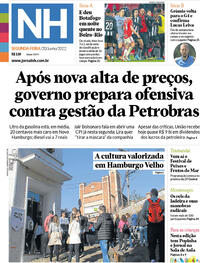 Capa do jornal Jornal NH 20/06/2022