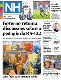 Capa do jornal Jornal NH 20/07/2022