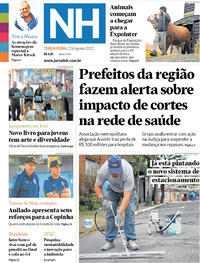 Capa do jornal Jornal NH 23/08/2022