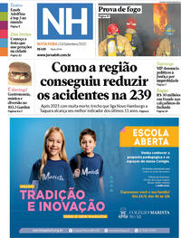 Capa do jornal Jornal NH 23/09/2022