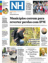 Capa do jornal Jornal NH 24/08/2022