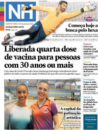 Capa do jornal Jornal NH 24/11/2022