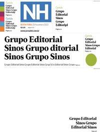 Capa do jornal Jornal NH 25/11/2022