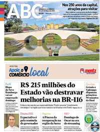 Capa do jornal Jornal NH 26/03/2022
