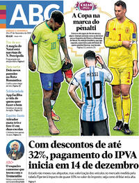 Capa do jornal Jornal NH 26/11/2022