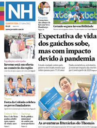Capa do jornal Jornal NH 27/07/2022