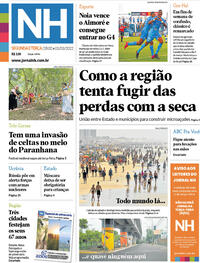 Capa do jornal Jornal NH 28/02/2022