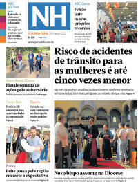 Capa do jornal Jornal NH 28/03/2022