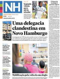 Capa do jornal Jornal NH 28/04/2022