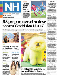 Capa do jornal Jornal NH 30/05/2022