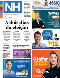 Capa do jornal Jornal NH 30/09/2022