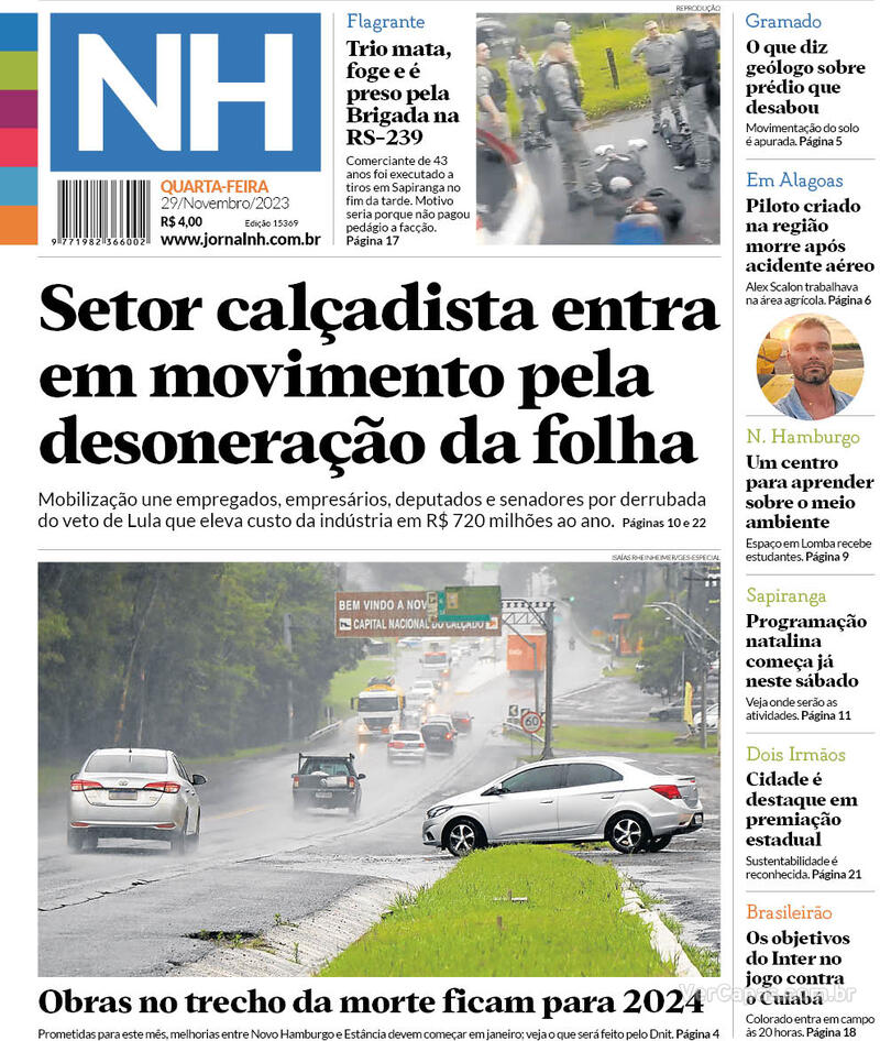 Capa Jornal O Jogo - 28 novembro 2023 