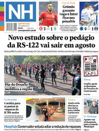 Capa do jornal Jornal NH 01/06/2023