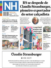Capa do jornal Jornal NH 02/11/2023