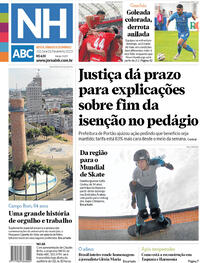 Capa do jornal Jornal NH 03/02/2023