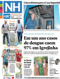 Capa do jornal Jornal NH 03/03/2023