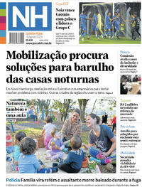 Capa do jornal Jornal NH 03/08/2023