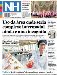 Capa do jornal Jornal NH 03/10/2023