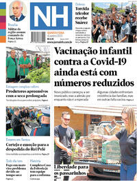 Capa do jornal Jornal NH 04/01/2023