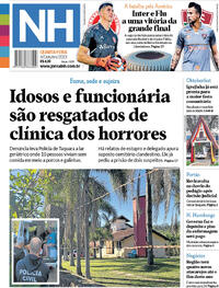 Capa do jornal Jornal NH 04/10/2023