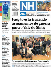Capa do jornal Jornal NH 05/05/2023