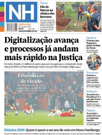 Capa do jornal Jornal NH 05/10/2023