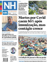 Capa do jornal Jornal NH 06/01/2023